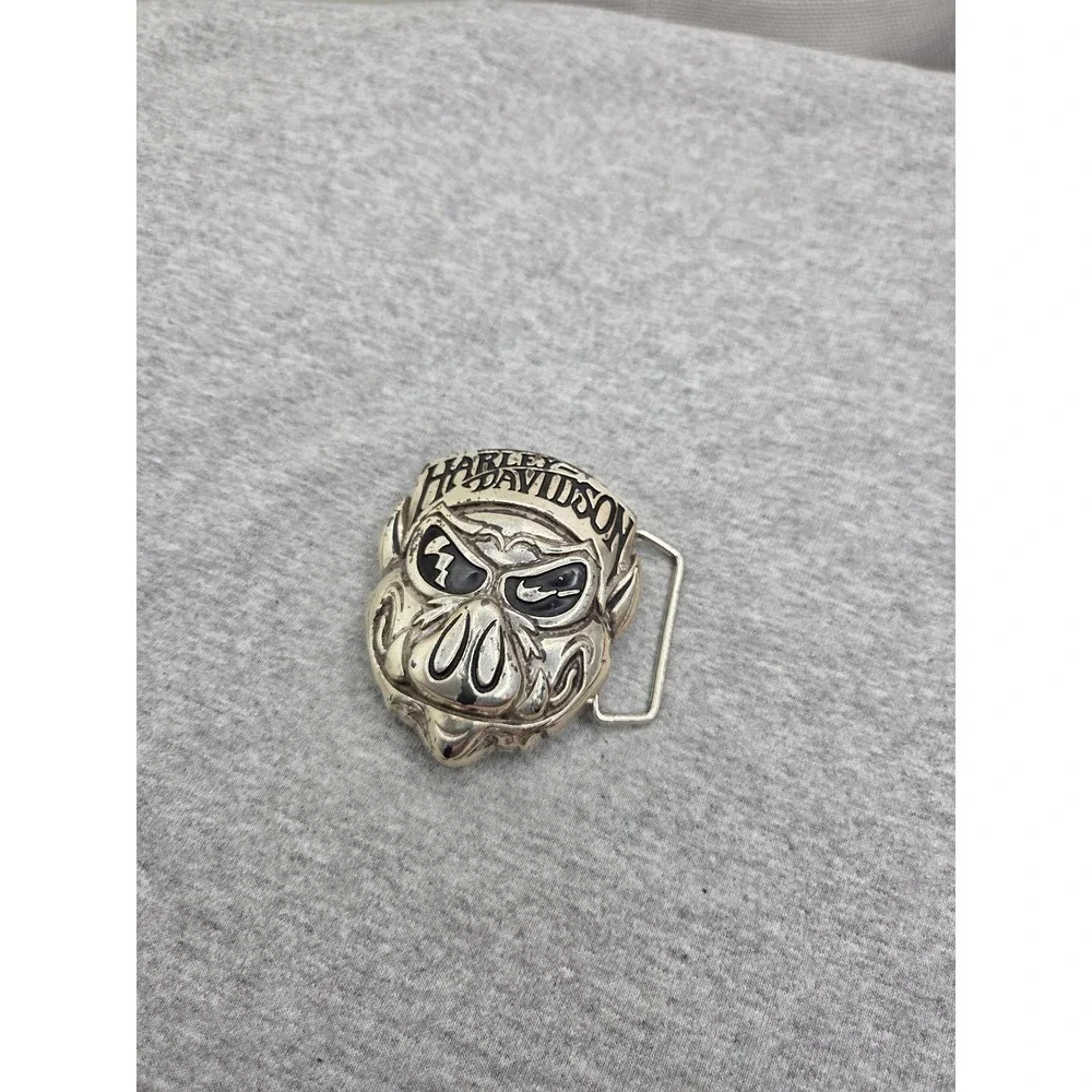 Vintage Rare Harley Davidson Retro Hog 2005 Motorcycle Belt Buckle Biker